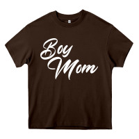 Chocolate Brown boy mom Heavy Core Tee - artisFamous