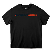 Black interpol antics crop top Heavy Core Tee - artisFamous