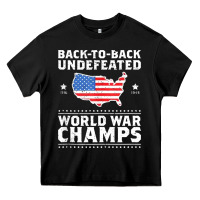 Black back to back undefeated world war champs Heavy Core Tee - artisFamous
