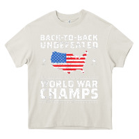 Cream back to back undefeated world war champs Heavy Core Tee - artisFamous