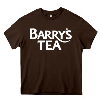 Chocolate Brown barry's tea graphic Heavy Core Tee - artisFamous