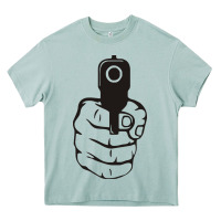 Arona hands up pistol Heavy Core Tee - artisFamous