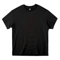 Black hands up pistol Heavy Core Tee - artisFamous