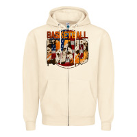 Sandshell basketball dad Zipper Hoodie - Jasminsmagicworld