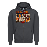 Smoke basketball dad Zipper Hoodie - Jasminsmagicworld