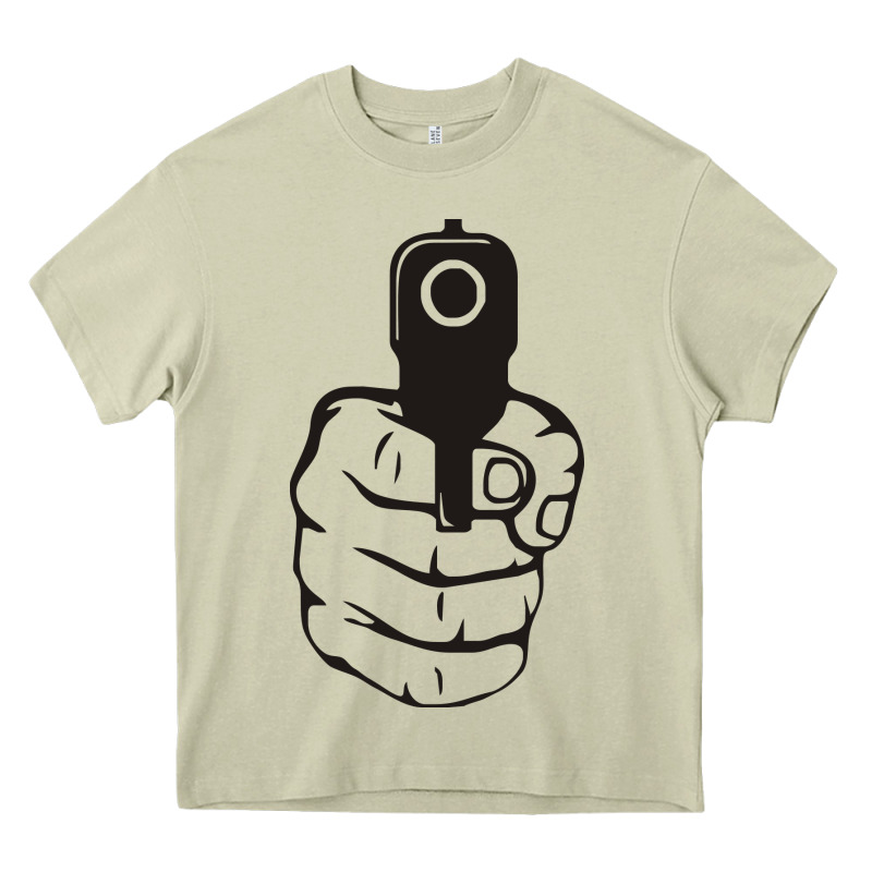 Hands Up Pistol Heavy Core Tee by artisFamous | Teevron