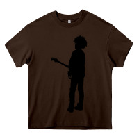 Chocolate Brown ro.b.e.r.t.  &' c.u.r.e'  smith  baseball ¾ sleeve t shirt Heavy Core Tee - artisFamous