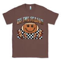 Chestnut tis the season football smiley face Classic Tee - BarkalooDesign