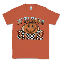 Copper tis the season football smiley face Classic Tee - BarkalooDesign