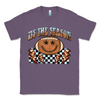 Lavender tis the season football smiley face Classic Tee - BarkalooDesign