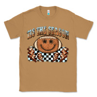 Toasted Coconut tis the season football smiley face Classic Tee - BarkalooDesign