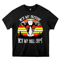 Black vintage not my pasture not my bull cow Heavy Core Tee - artisFamous
