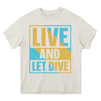 Cream Live And Let Dive Retro Style Heavy Core Tee - artisFamous
