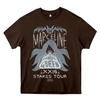 Chocolate Brown adventure time mar.ce.li.ne vampire qu.e.e.n post  t shirt Heavy Core Tee - artisFamous