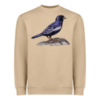Mushroom Lark Bunting Colorado State Bird Heavyweight Sweatshirt - RanaPortraitStore