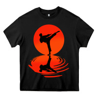 Black karate and kung fu Heavy Core Tee - artisFamous