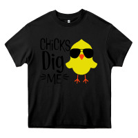 Black kids chick dig me christian Heavy Core Tee - artisFamous
