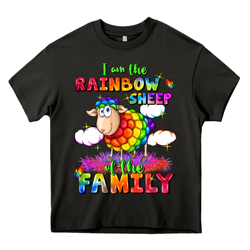 I Am The Rainbow Sheep Of The Family Heavy Core Tee by FaDigitalArtStudio | Teevron