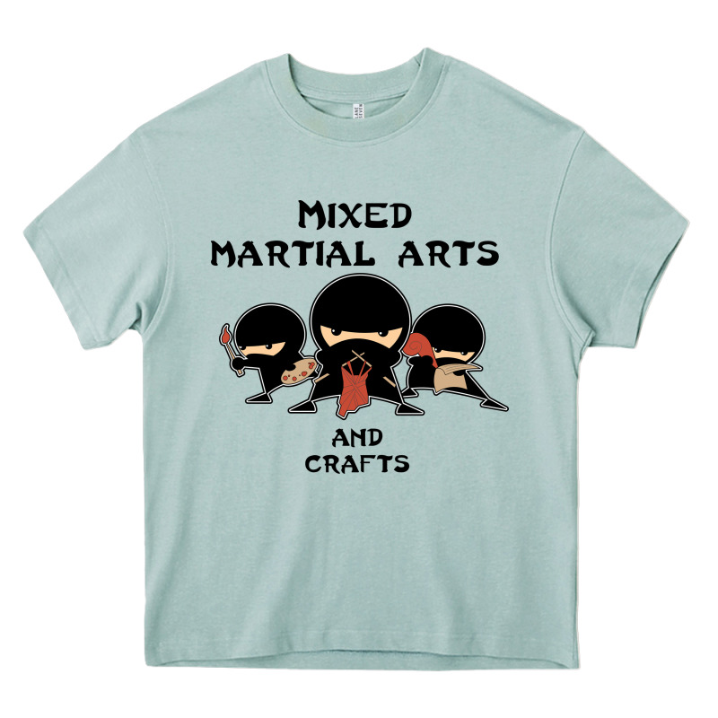 Mixed Martial Arts And Crafts Heavy Core Tee by artisFamous | Teevron