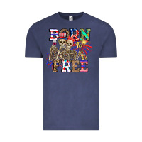 Vintage Denim boy grandma Vintage Tee - CowhideDigitalArt