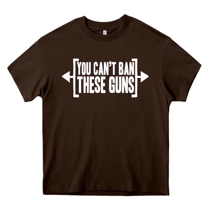 You Can't Ban These Guns Heavy Core Tee by artisFamous | Teevron