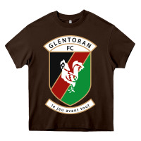 Chocolate Brown glentoran Heavy Core Tee - artisFamous