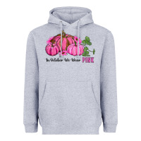 Heather Grey in october we wear pink pumpkin and sunflowers Heavyweight Hoodie - RanaPortraitStore
