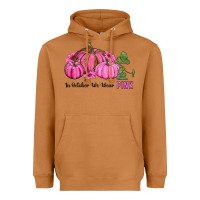 Meerkat in october we wear pink pumpkin and sunflowers Heavyweight Hoodie - RanaPortraitStore