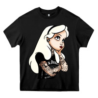 Black alice in wonderland Heavy Core Tee - artisFamous