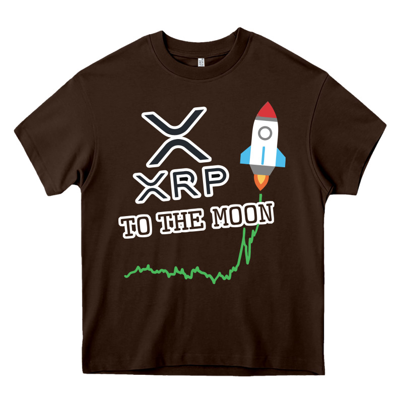 Xrp To The Moon Heavy Core Tee by artisFamous | Teevron