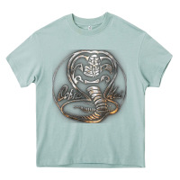 Arona cobra k.a.i rusted steel snake lo go graphic t shirt Heavy Core Tee - artisFamous