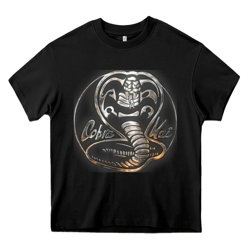 Cobra K.a.i Rusted Steel Snake Lo Go Graphic T Shirt Heavy Core Tee by artisFamous | Teevron
