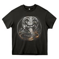 Asphalt cobra k.a.i rusted steel snake lo go graphic t shirt Heavy Core Tee - artisFamous