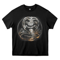Cobra K.a.i Rusted Steel Snake Lo Go Graphic T Shirt Heavy Core Tee | Teevron