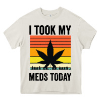 Cream i took my meds today Heavy Core Tee - artisFamous