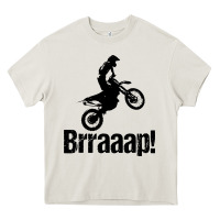 Cream brraaap funny dirt bike Heavy Core Tee - artisFamous