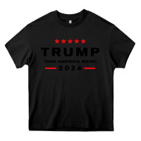 Black donald trump 2024 take america Heavy Core Tee - artisFamous