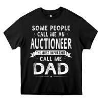 Black auctioneer dad father's day gifts father daddy men t shirt Heavy Core Tee - artisFamous