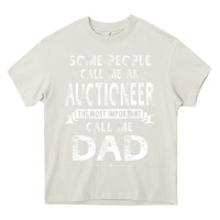 Cream auctioneer dad father's day gifts father daddy men t shirt Heavy Core Tee - artisFamous