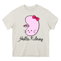 Cream hello kidney Heavy Core Tee - artisFamous