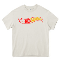 Cream hot car Heavy Core Tee - artisFamous