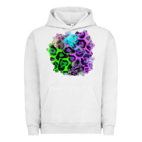 Pigment Lunar Rock Colorful Leopard patch Urban Hoodie - RanaPortraitStore