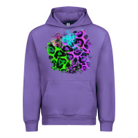 Tulip Colorful Leopard patch Urban Hoodie - RanaPortraitStore