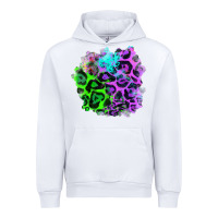 White Colorful Leopard patch Urban Hoodie - RanaPortraitStore