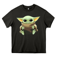 Asphalt baby yoda Heavy Core Tee - artisFamous