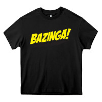 Black Bazinga! Heavy Core Tee - artisFamous