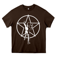 Chocolate Brown Rush Explosion Heavy Core Tee - artisFamous