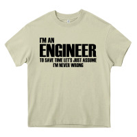 Mossy i'm an engineering Heavy Core Tee - artisFamous