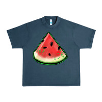 Midnight Navy watermelon sliece Urban Heavy Tee - Jasminsmagicworld