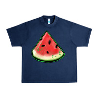 Navy watermelon sliece Urban Heavy Tee - Jasminsmagicworld